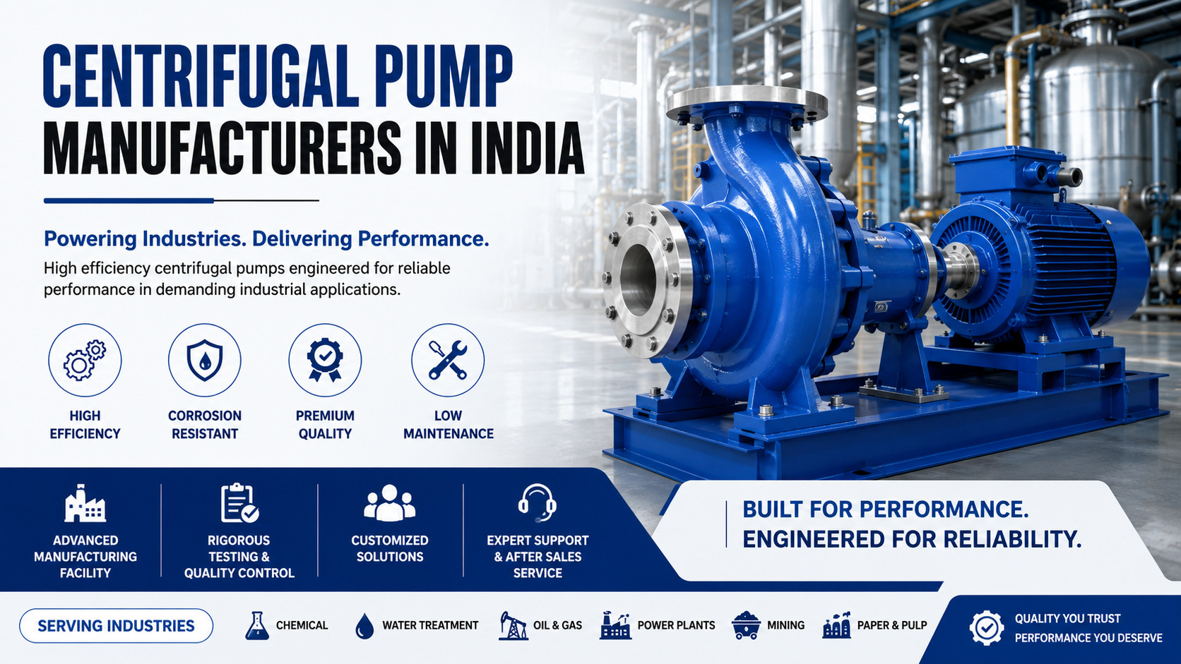 Centrifugal Pump Manufacturers in India